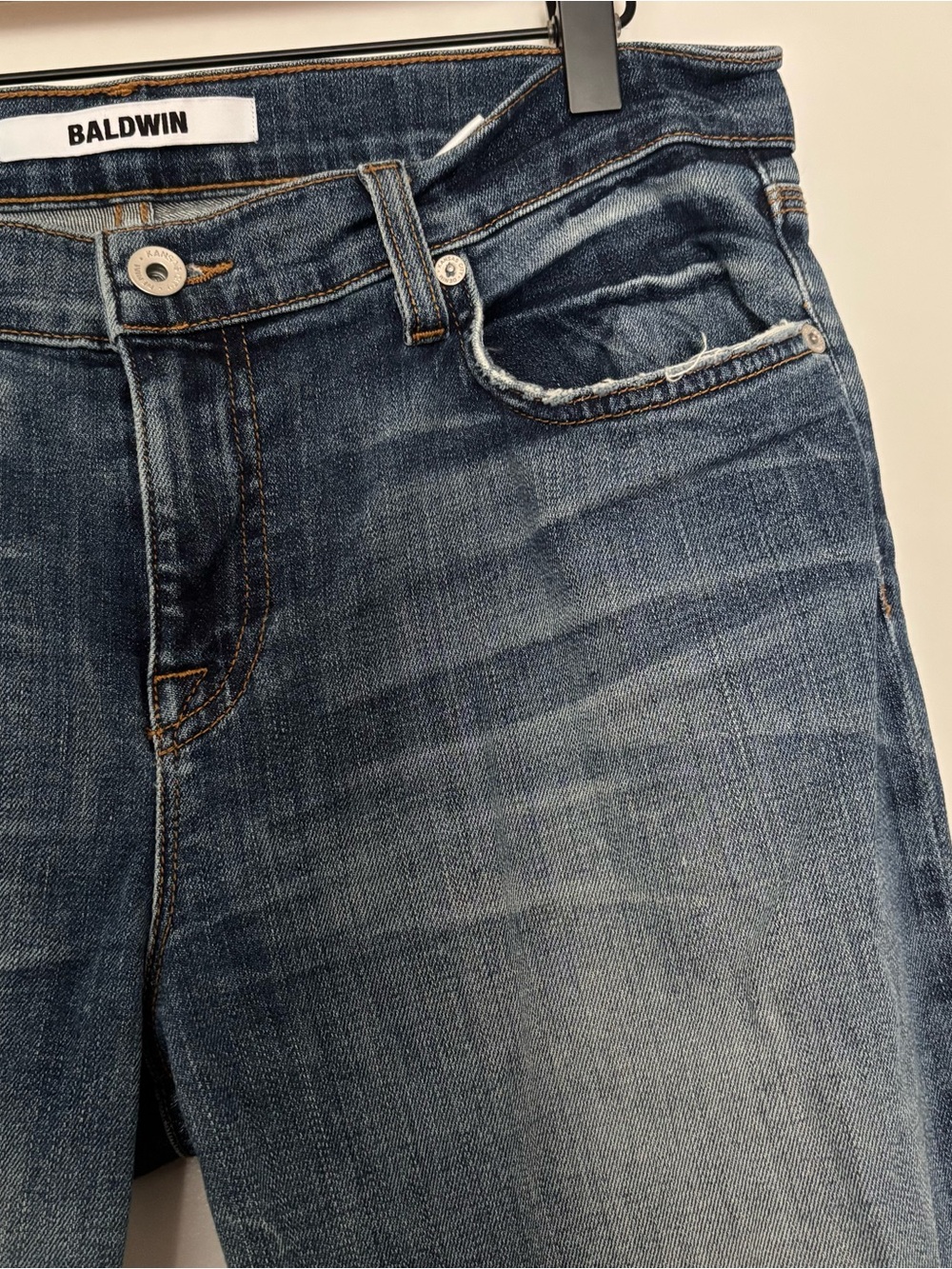Baldwin The Ten Skinny Jeans Japanese denim 30 pike place medium wash - Picture 4 of 16